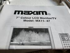 Maxim lcd monitor for sale  GLOSSOP