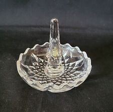 Plato de joyería vintage Zajecar 24% cristal de plomo cristal Yugoslavia, usado segunda mano  Embacar hacia Argentina