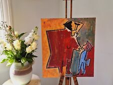 Abstract painting man for sale  HASTINGS