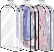Clear Gusseted Garment Bags - 40" Suit Storage Covers, 3-Pack - C41 for sale  Shipping to South Africa