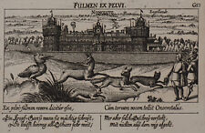 Nonsuch Palace IN County Surrey - Placa de cobre original - Meissner 1626 segunda mano  Embacar hacia Argentina