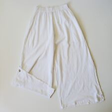 Calça Cottonseed Wear perna larga média conversível algodão fenda bainha cintura elástica, usado comprar usado  Enviando para Brazil