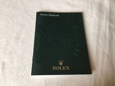 Libretto booklet rolex usato  Napoli