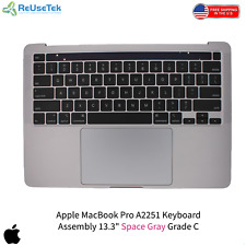 Usado, Apple MacBook Pro A2251 conjunto de teclado 13,3" cinza espacial grau C comprar usado  Enviando para Brazil