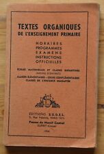 1954 textes organiques d'occasion  Darnétal