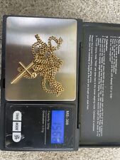 Goldkette mit KREUZ 18 K Gold Halskette 750er Gold gebraucht kaufen  München