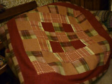 Patchwork throw wool for sale  WIGAN