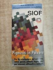 Pigmenti polvere siof usato  Oriolo