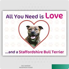 Funny love staffy for sale  Shipping to Ireland