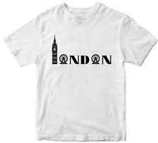 Camiseta LONDRES Capital da Inglaterra País Grã-Bretanha Lembrança Presentes de Amor comprar usado  Enviando para Brazil