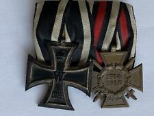 Erster Weltkrieg Ordensspange Dt. Reich Ehrenkreuz + Eisernes Kreuz WK1 Orden gebraucht kaufen  Wiesbaden