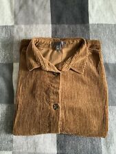 Brown corduroy shirt for sale  GLASGOW