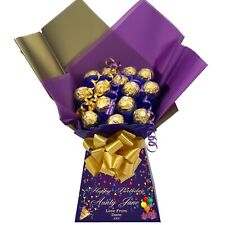 Personalised chocolate bouquet for sale  LIVERPOOL