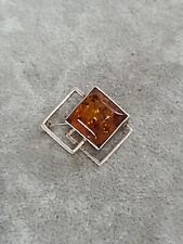 Sterling silver amber for sale  LONDON