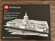 LEGO Arquitectura US Capitol Building COMPLETO Set 21030 Manual y Caja RETIRADO segunda mano  Embacar hacia Argentina