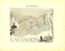 Carte département calvados d'occasion  Toulouse-