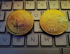 Bitcoin gold plated for sale  Bridgeport