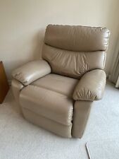 Electric reclining leather for sale  ALDERSHOT