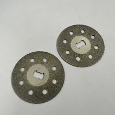 New 2 x DREMEL EZ LOCK EZ545 DIAMOND ENCRUSTED 1 1/2" CUTTING WHEELS for sale  Shipping to South Africa