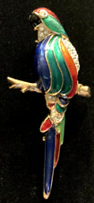 Rainbow parrot brooch for sale  Lansdale