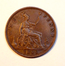 Victoria 1888 penny for sale  CAMBORNE