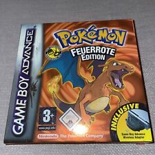 Używany, Pokemon Fire Red Feuerrote + Wireless Adapter Nintendo GameBoy Advance (no Game) na sprzedaż  PL