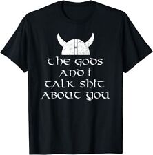 Novo Presente Viking Masculino Nórdico Valhalla Odin Humor Nórdico Camiseta Engraçada EUA comprar usado  Enviando para Brazil
