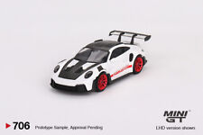 (Pré-venda) Mini GT #706 Porsche 911 (992) GT3 RS Weissach Pacote Branco Vermelho LHD comprar usado  Enviando para Brazil