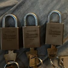 padlock set keyed alike 3 Pack for sale  Shipping to South Africa