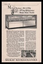 1929 Columbus Ohio Meat Market Photo McCray Refrigerator Display Cases Print Ad for sale  Shipping to South Africa