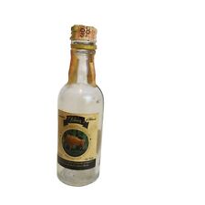 Polmos Zubrowka Bison Brand Vodka garrafa miniatura publicidade vazia vintage comprar usado  Enviando para Brazil