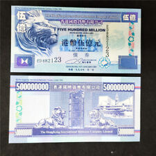 Usado, 10 peças China Hong Kong 500 milhões de yuans notas estrangeiras coleção de moedas de dinheiro comprar usado  Enviando para Brazil