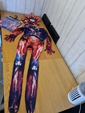 Demogorgon Cosplay Costume Jumpsuit & Head Mask. Large Child Age 10-12 + for sale  Shipping to South Africa
