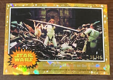 Topps Chrome Sapphire Star Wars Steel Walls Close On Our Heroes! #39 Gold #15/15, occasion d'occasion  Expédié en Belgium