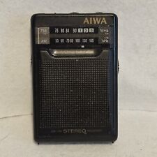 Radio estéreo de bolsillo Aiwa CR-S30 AM/FM tamaño probado funciona segunda mano  Embacar hacia Argentina