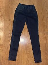 Jeans Pit Bull feminino preto denim com acabamento BBL elevação de bumbum EUA tamanho 4 comprar usado  Enviando para Brazil