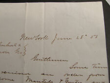 Antique 1855 letter for sale  Macon