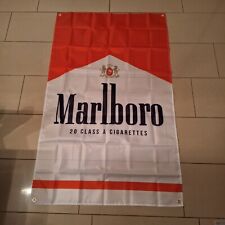 MARLBORO RED RETRO Flag/Banner/Merchandise/Advertising/Mural/Racing/Motorsport for sale  Shipping to South Africa