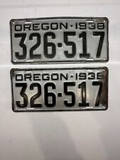 1938 oregon plates for sale  Redding