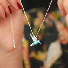 Begagnade, Women 925 Silver Turquoise Bird Pendant Chain Necklace Wedding Party Jewelry till salu  Toimitus osoitteeseen Sweden