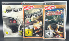 Games: NEED FOR SPEED MOST WANTED + CARBON + PRO STREET PSP PS Portable | good | for sale  Shipping to South Africa