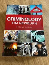 Criminology tim newburn for sale  GREAT YARMOUTH