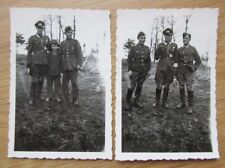 2 alte Witz - Fotos deutscher Soldat mit Phantasie Orden 2. WK  gebraucht kaufen  Stöcken