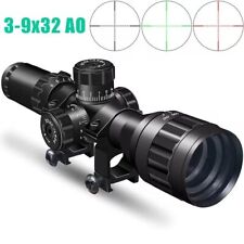 3-9x32 AO Tactical Riflescope Red Green Illuminated Mil-dot Reticle Rifle Scope, used for sale  Shipping to South Africa