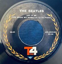 MEGA RARO Beatles "Let It Be" EP | IMPORTADO DO Irã 7 polegadas vinil top 4 discos T4 comprar usado  Enviando para Brazil
