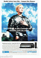 PUBLICITE ADVERTISING 1016  1996  le lecteur laser Disc compact Pioneer d'occasion  Roquebrune-sur-Argens
