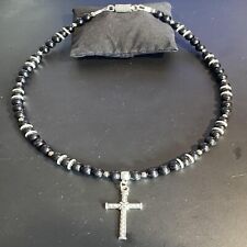 Collana rosario nero usato  Scandicci