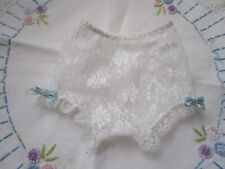 Madame Alexander  Cissy White Lace Panties With Blue Satin Bows for sale  Shipping to South Africa