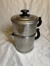 Used, Vtg LIFETIME 10 Cup Drip-O-Lator Stainless Steel Coffee Pot Maker Camping/Stove for sale  Shipping to South Africa