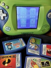 Leapfrog Leapster2 learning game w/ stylus and 5 games, Carrier & charger Works for sale  Shipping to South Africa